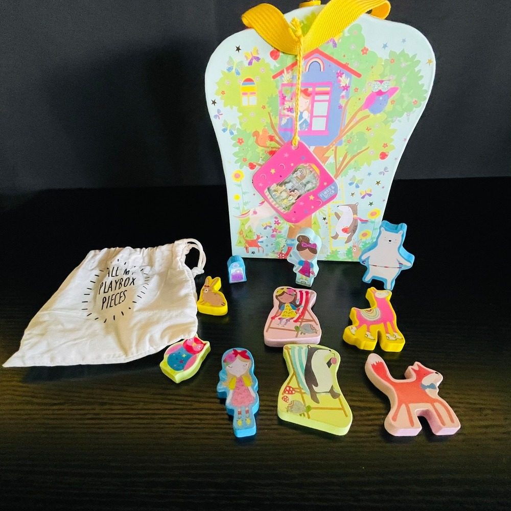 Floss & Rock Treehouse Playbox Kids OS Multicolor Good Wooden Fairy Animal Toy